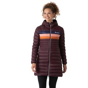 Cotopaxi Fuego Down Parka Black Iris Stripes